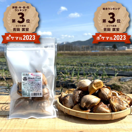 【農薬・化学肥料不使用】奇跡のブラックフルーツ【黒にんにく】
